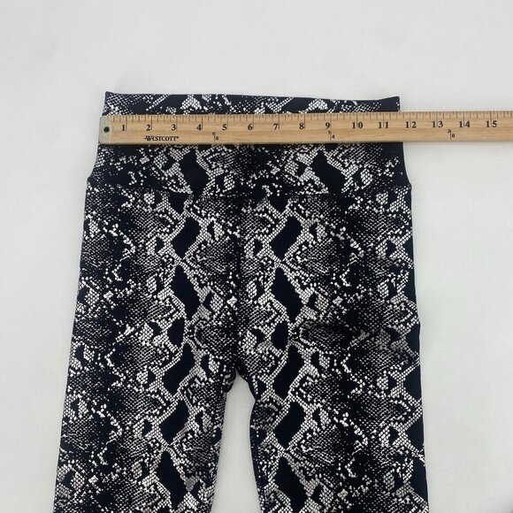 Zenana Snake Print Fleece Leggings NP-54013 Metallic Size L/XL - Picture 6 of 11